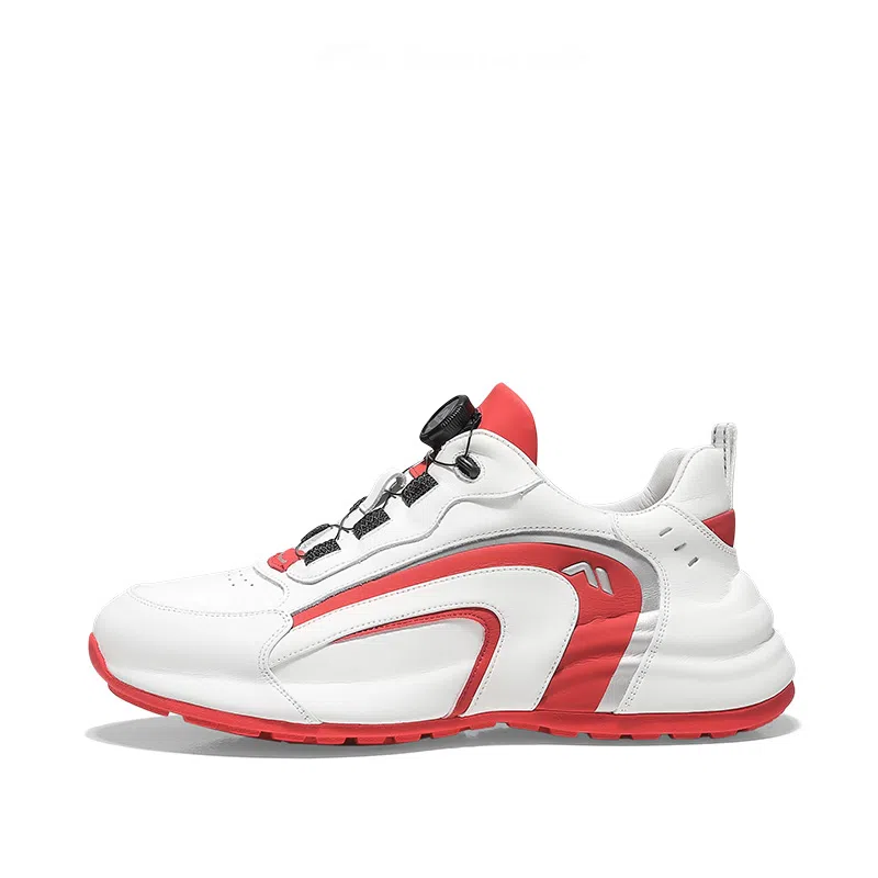 哥仑步 休闲百搭 减震耐磨 低帮 老爹鞋 男款 白红