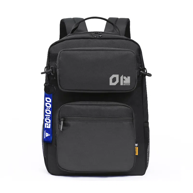 Shiyigong Nylon Backpack Grey/Black