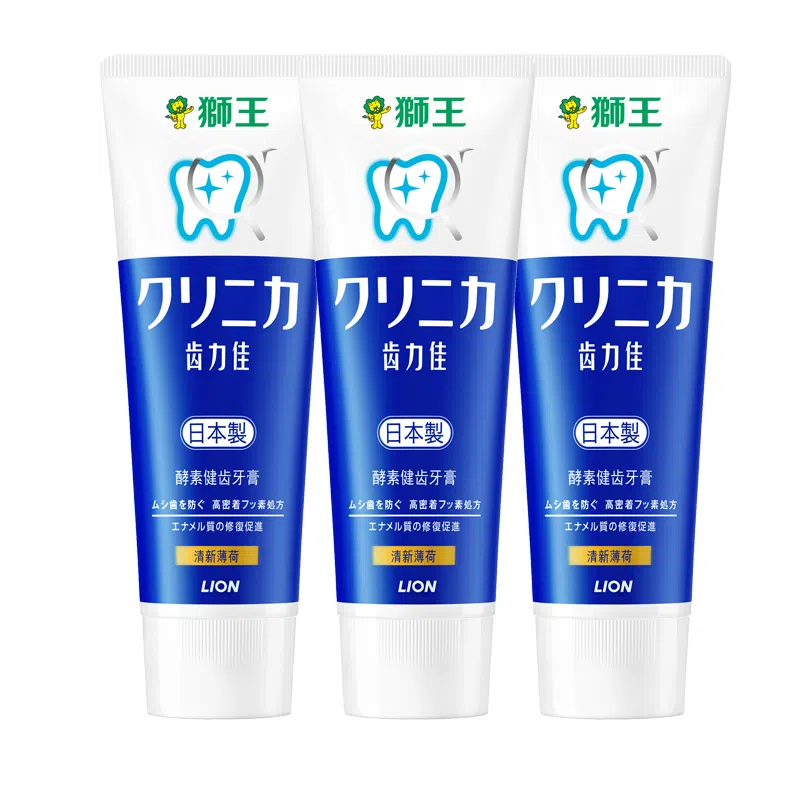狮王 酵素健齿牙膏 清洁清新口气美白