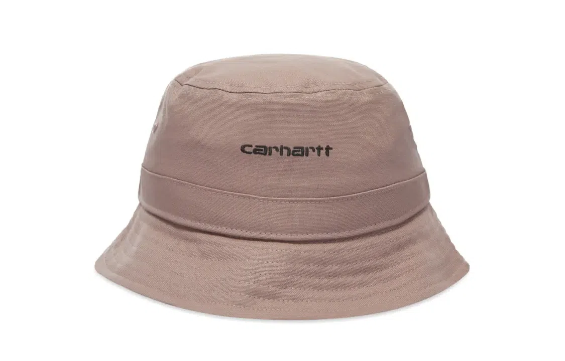 Carhartt WIP Logo Bucket Hat Light Brown