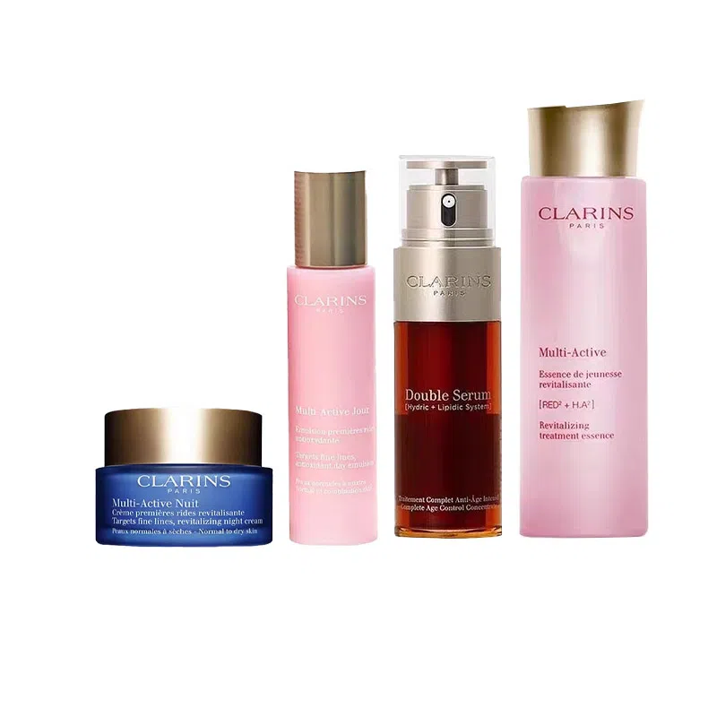 娇韵诗 双萃焕活修护护肤套装 淡纹