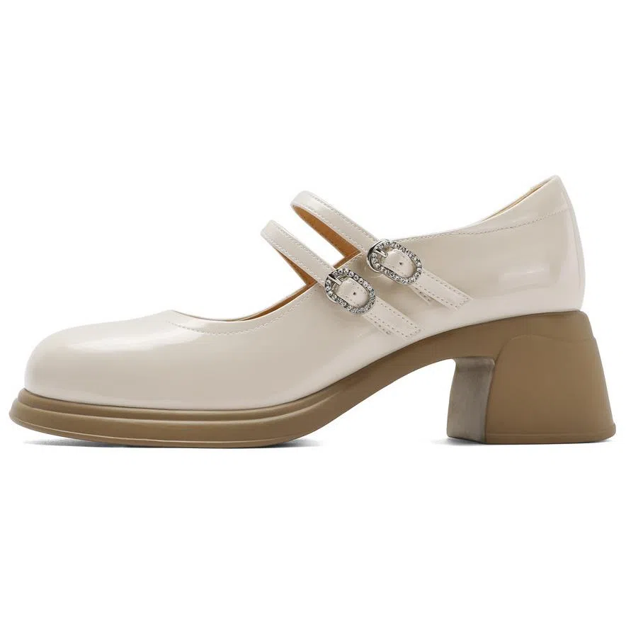 BELLE PU Mary Jane 5.5cm Heel