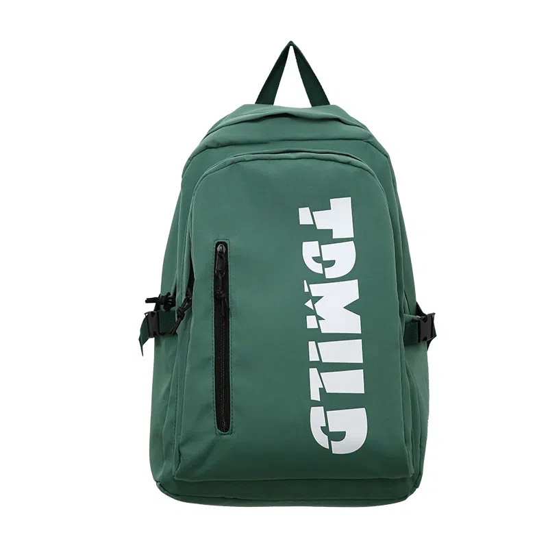 泰克森 潮流时尚大容量字母初高中学生 尼龙 男女同款情侣款 多色 中号 书包背包双肩包