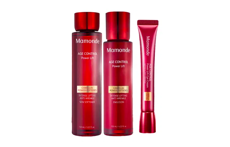 梦妆 山茶凝时塑颜水乳眼霜护肤套装 补水保湿