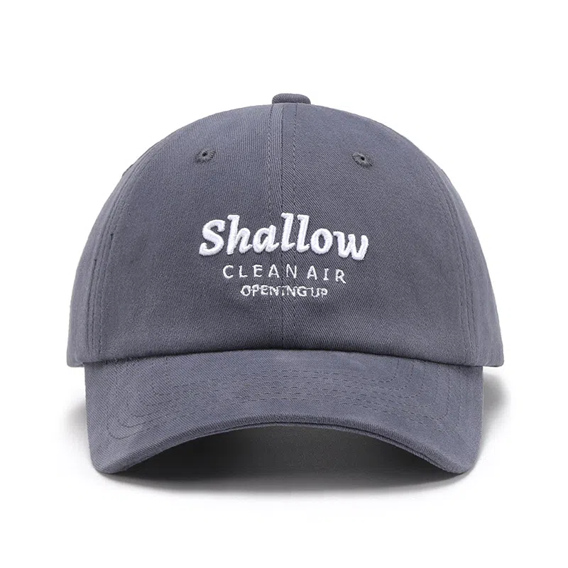 白卷 软顶户外透气休闲字母磨毛显脸小 棉 棒球帽 男女同款情侣款