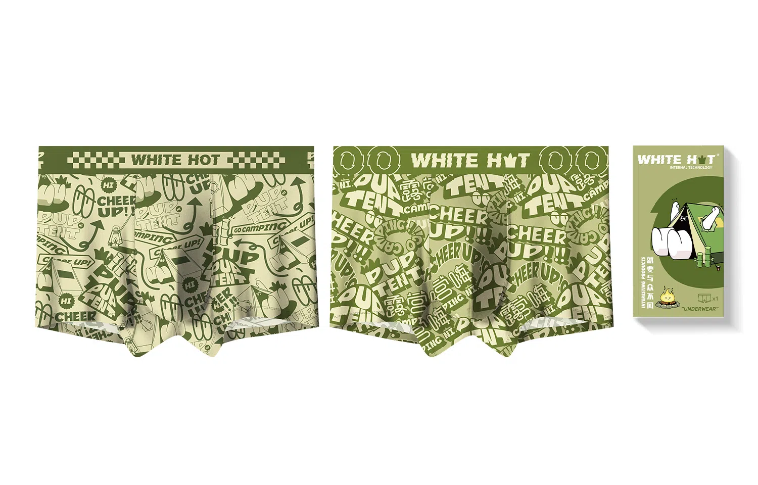 WHITE HOT PUP TENT