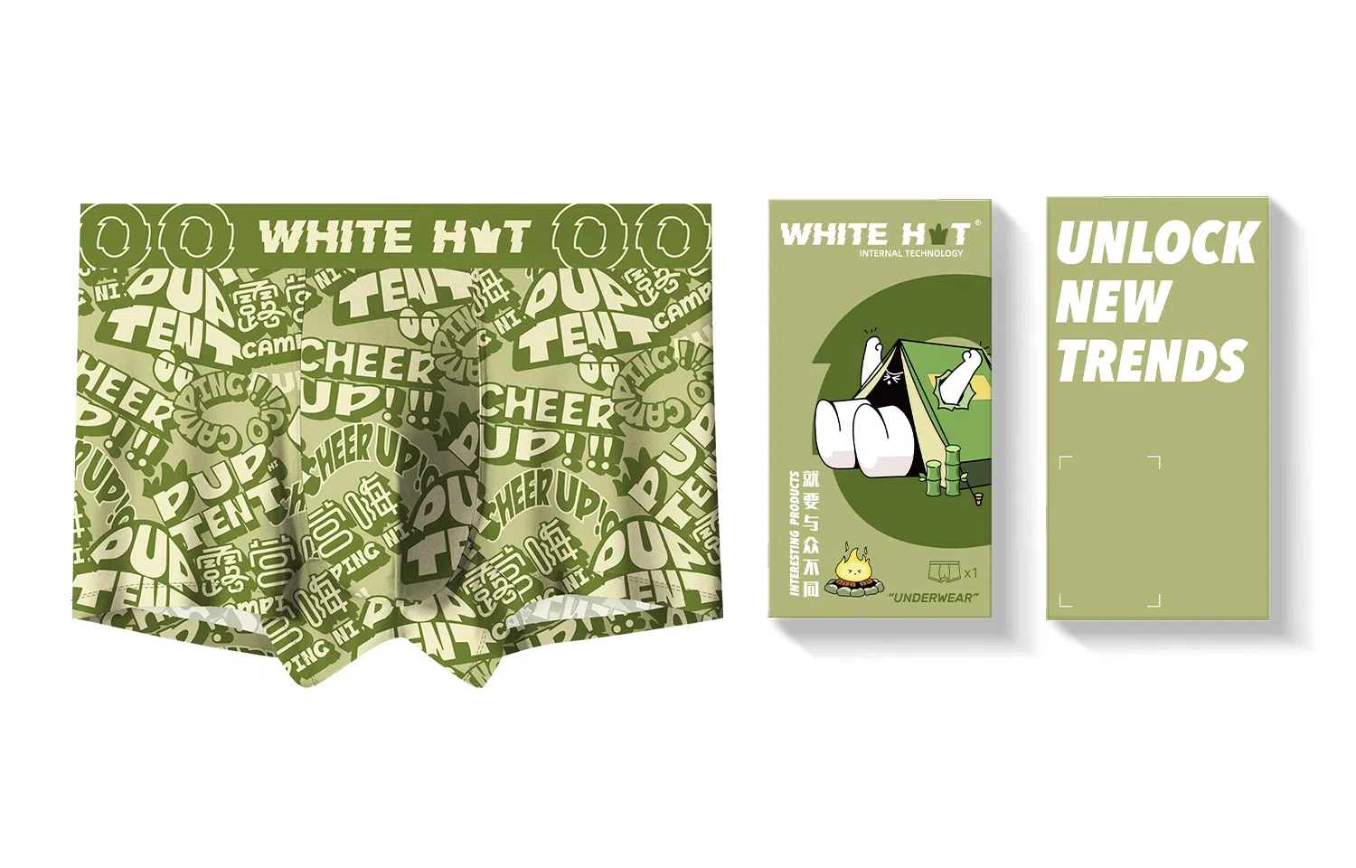WHITE HOT PUP TENT