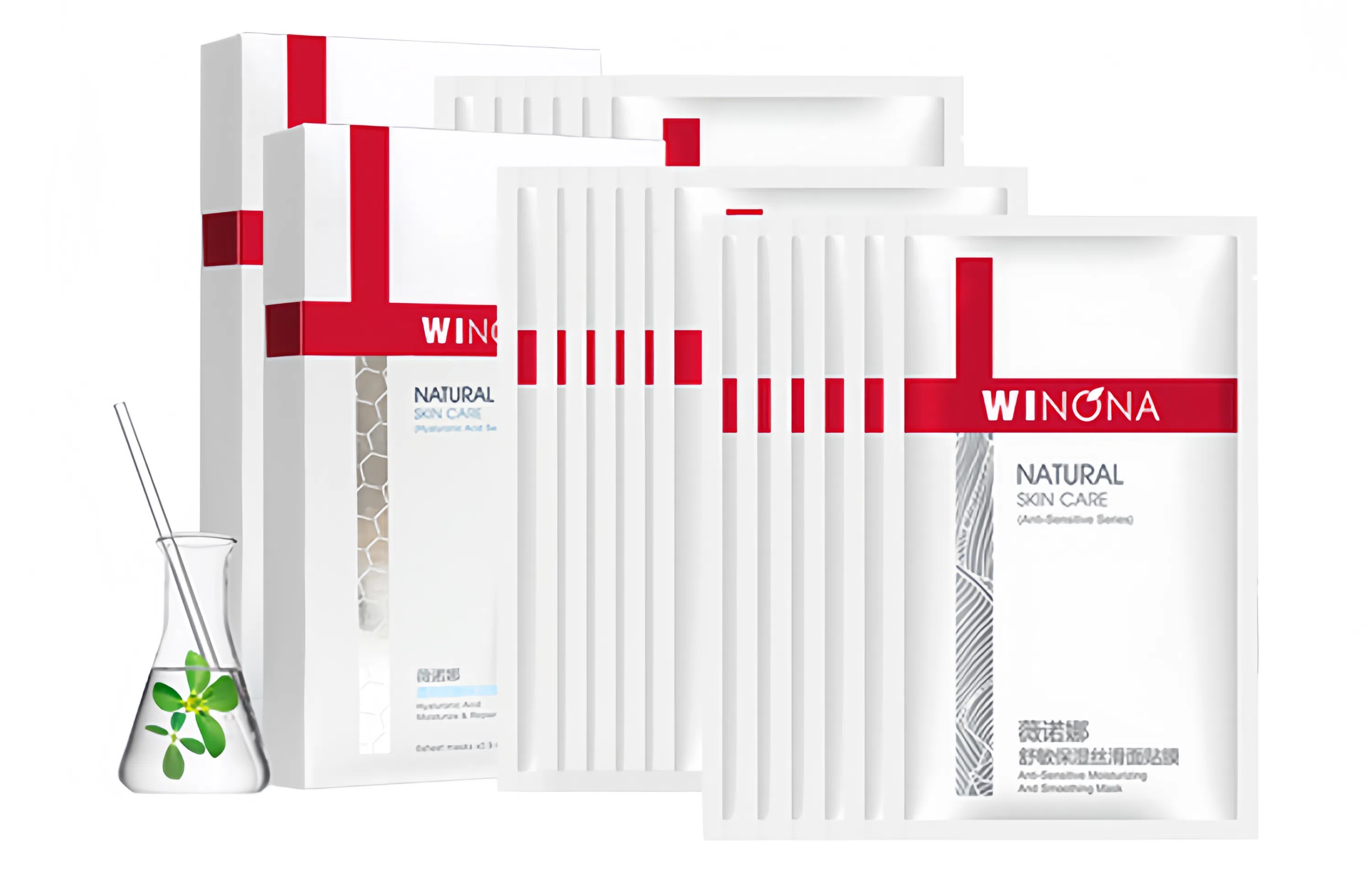 薇诺娜 舒敏修护膜盒套装 补水保湿