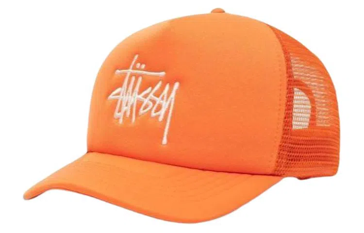 Stussy Letter Decor Cap Orange