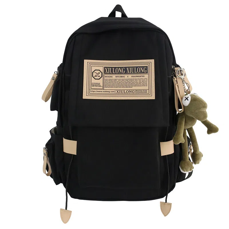 泰克森 大容量时尚旅行 尼龙 双肩包 大号 男女同款情侣款 黑色,红色,蓝色