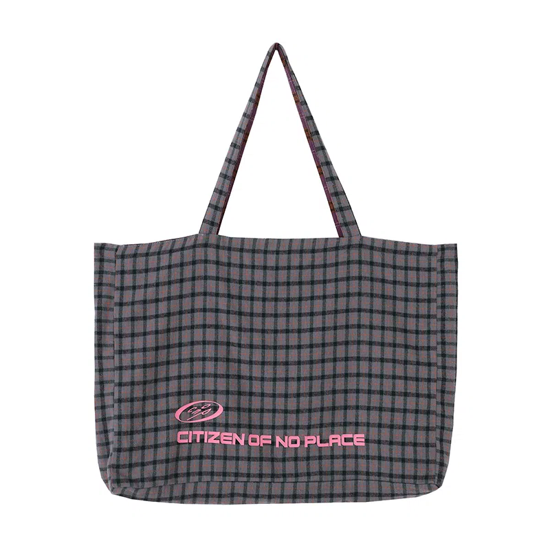 CONP Two Sided Girds Tote Bag