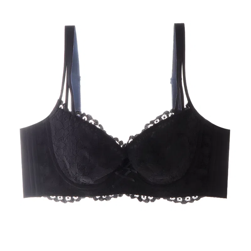 内在密码 薄款内衣女大胸显小显瘦全罩杯收副乳防下垂胸罩蕾丝大码调整文胸聚拢