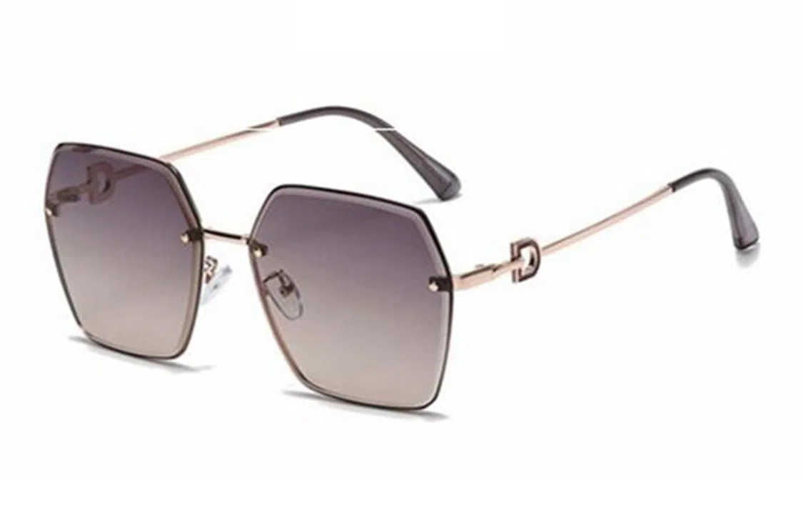 优幽兰 大脸显小高级感氛围个性气质街拍防紫外线韩版遮阳潮流防晒 方形 太阳眼镜 女款