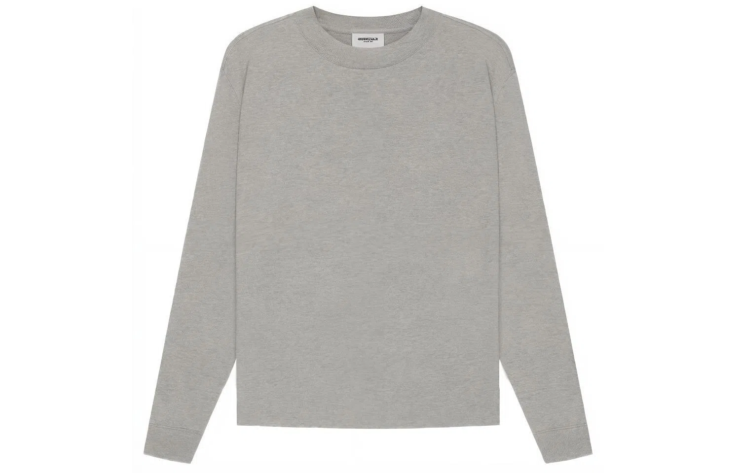 Fear of God Essentials SS21 Long Sleeve Tee Dark Heather Oatmeal T
