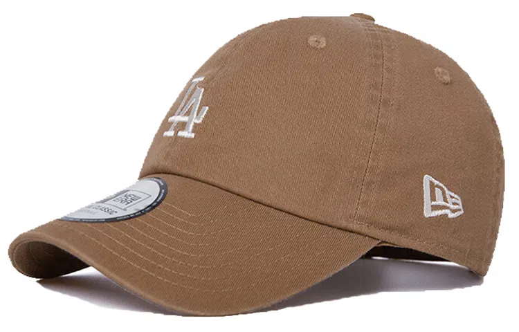 New Era LA Dodgers Embroidered Cap Khaki