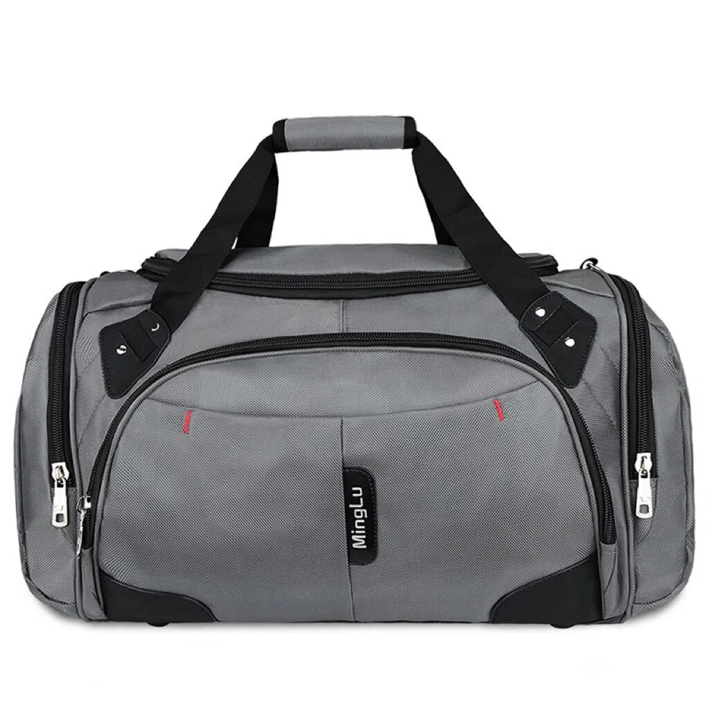 大容量旅行便捷 牛津布 单肩包行李袋旅行包 常规 男女同款情侣款 黑色/咖啡色/灰色/蓝色/深灰色