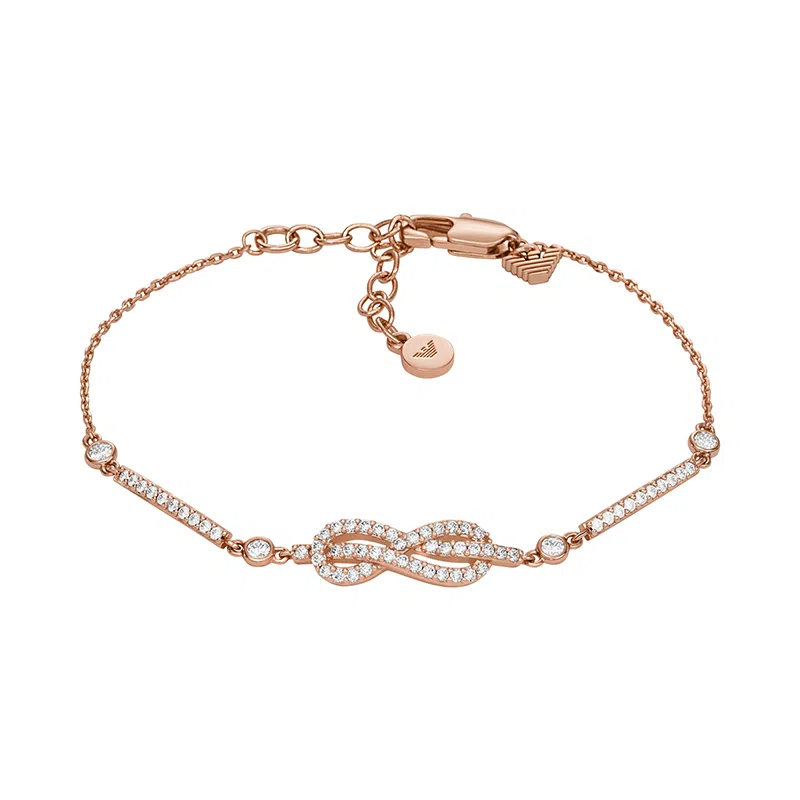 Armani Infinite Love Bracelet Rose Gold