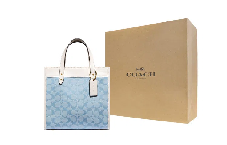 COACH Field 22 Chambray Tote