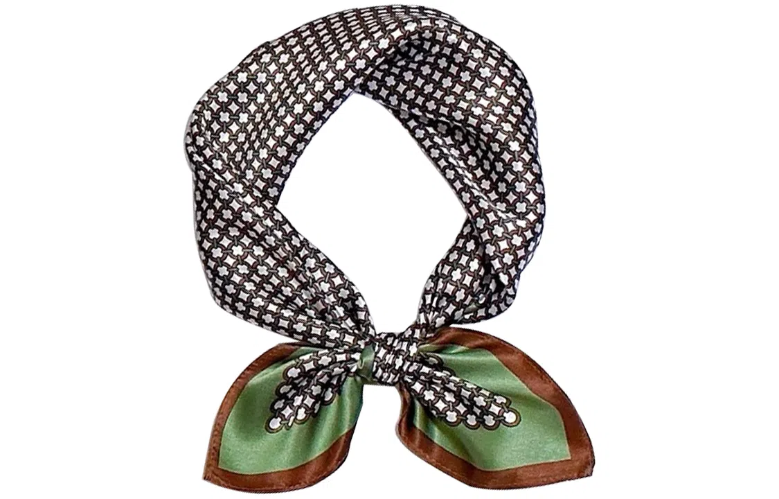 优幽兰 真丝小方巾气质小众高级感头巾通勤职业领巾围脖实用洋气减龄四季通用 桑蚕丝 丝巾 女款