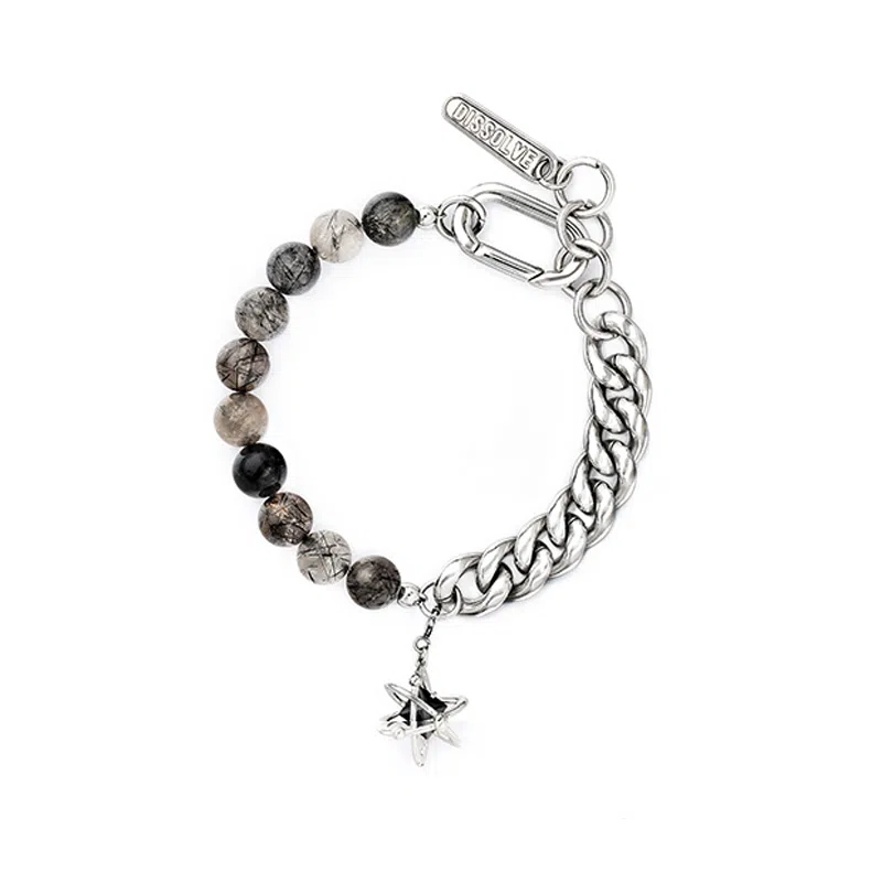 Dissolve Star Diamond Cuban Chain Bracelet