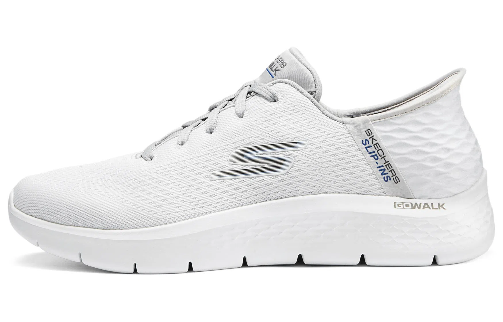Skechers Go Walk Flex Slip-Ins White Grey