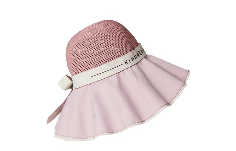 纳兰杜 夏季防紫外线百搭时尚休闲沙滩遮阳帽露营户外旅行太阳帽 织物 防晒帽 女款