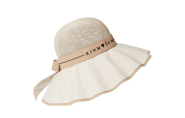 纳兰杜 夏季防紫外线百搭时尚休闲沙滩遮阳帽露营户外旅行太阳帽 织物 防晒帽 女款