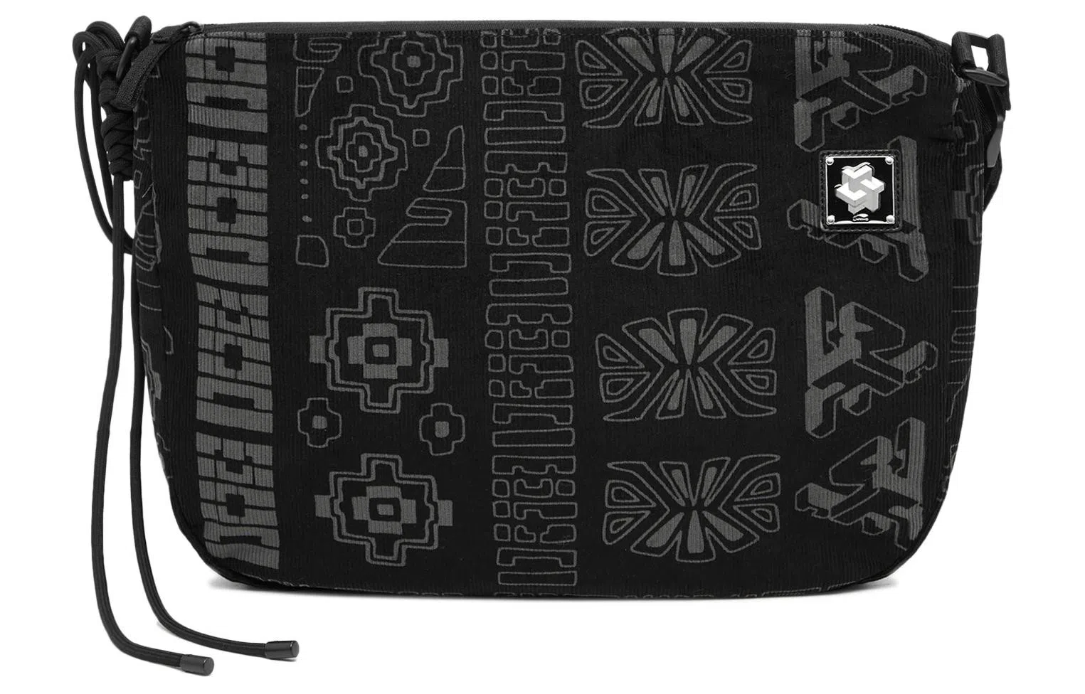 LiNing China Culture Series Black Crossbody Bag