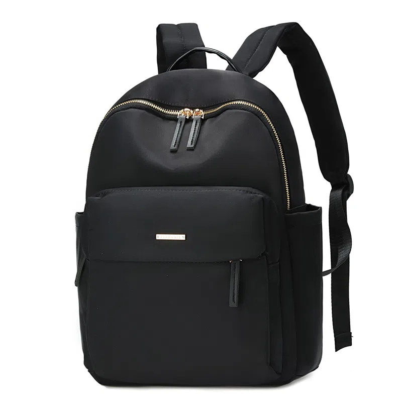 威蒙 百搭潮流休闲简约大容量 牛津布 双肩包 常规 女款 卡其/粉色/黑色