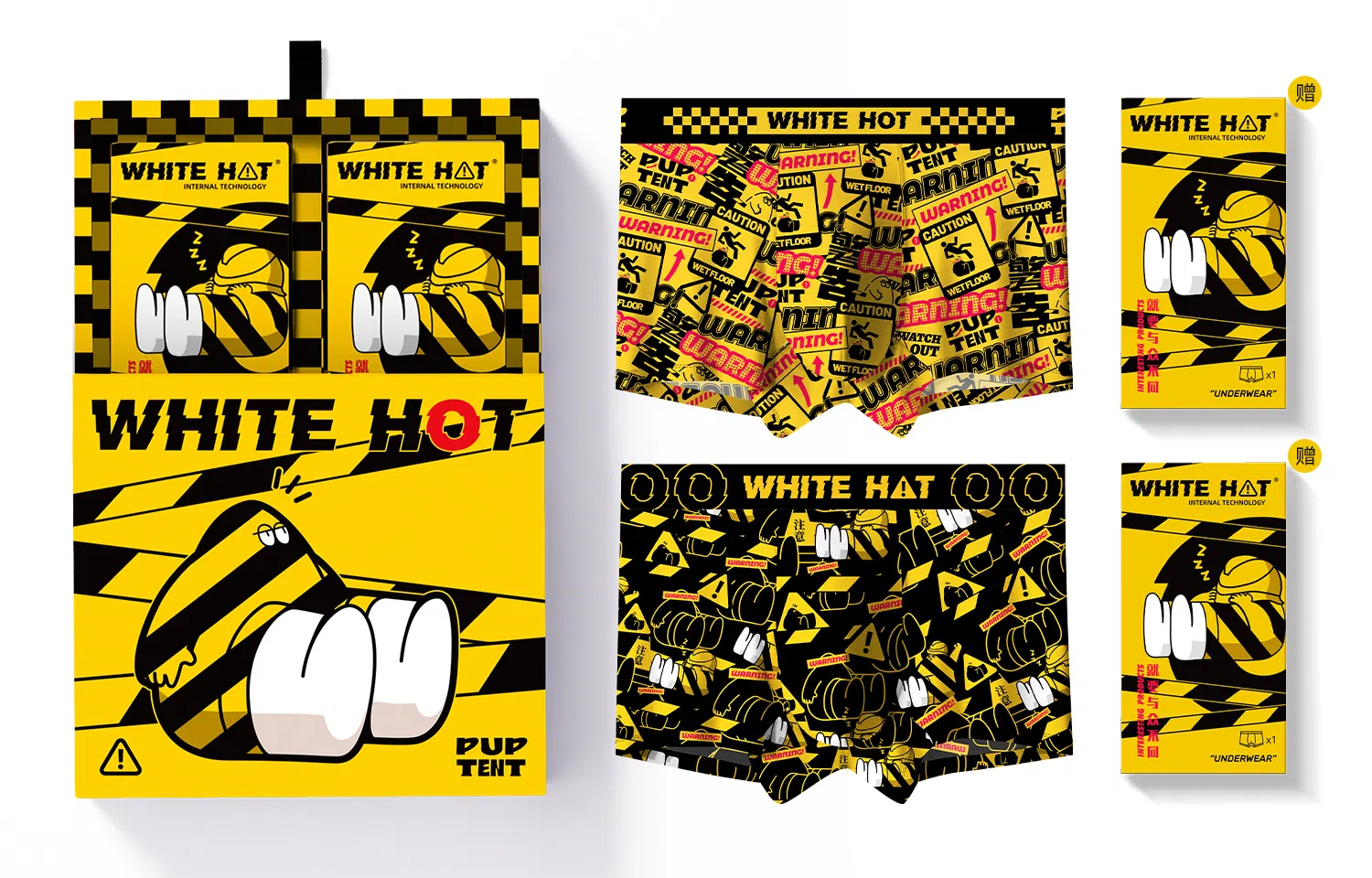 WHITE HOT PUP TENT
