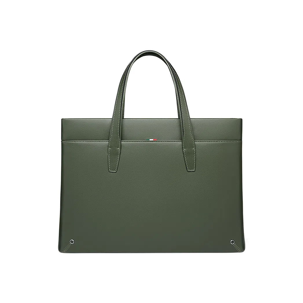 WilliamPOLO Classic Leather Briefcase Medium