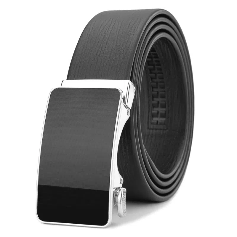 牛当家 商务裤带 摔纹自动扣真皮 头层牛皮 皮带 男款