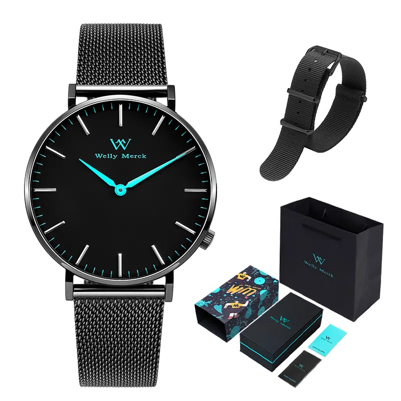 Welly Merck 42 Black Stainless Steel