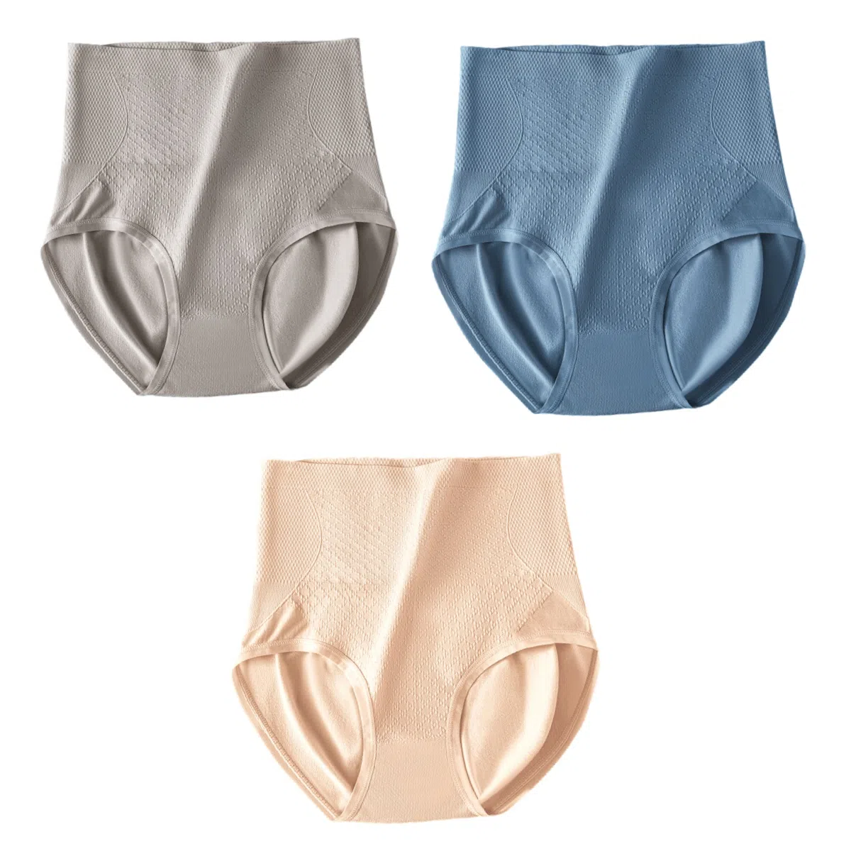 俏佳人 收腹蜜桃臀抗菌裆收小肚子高腰提臀少女内裤 女款