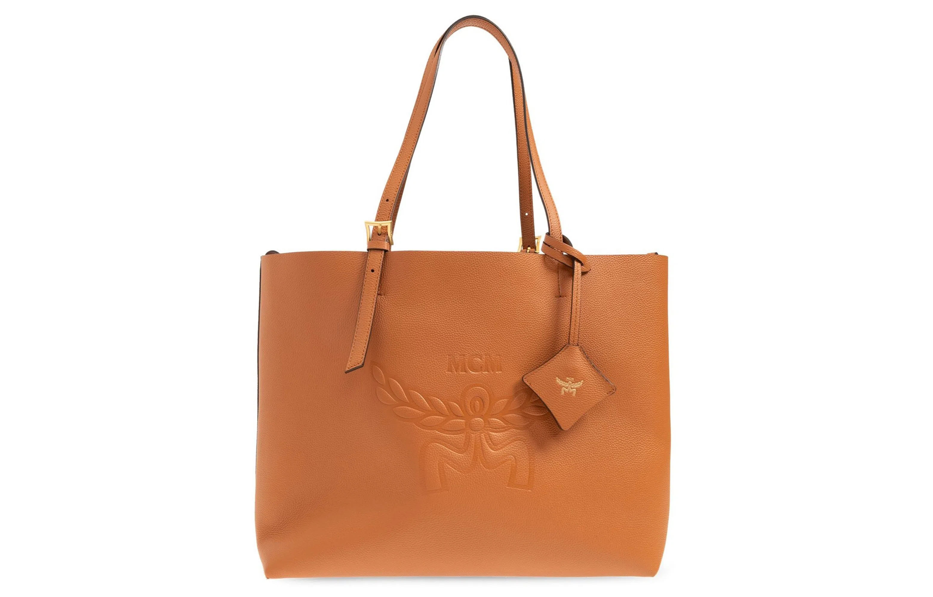 MCM COGNAC TOTE