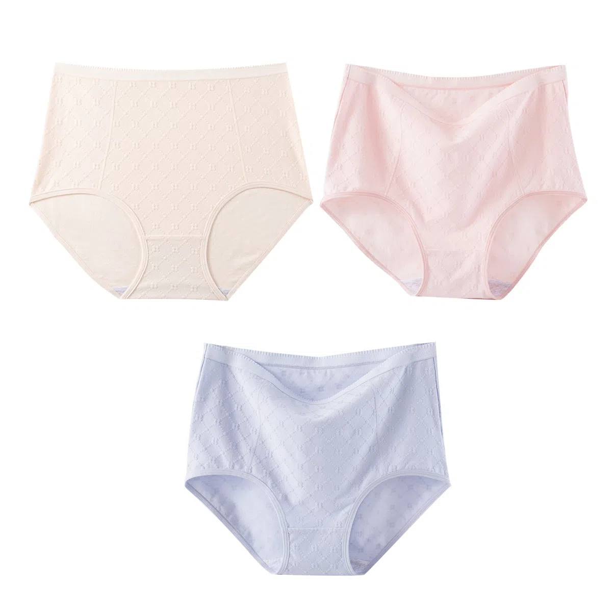 Qiaojia Ren Nude Fit High Waist Boxer Briefs 3-Pack