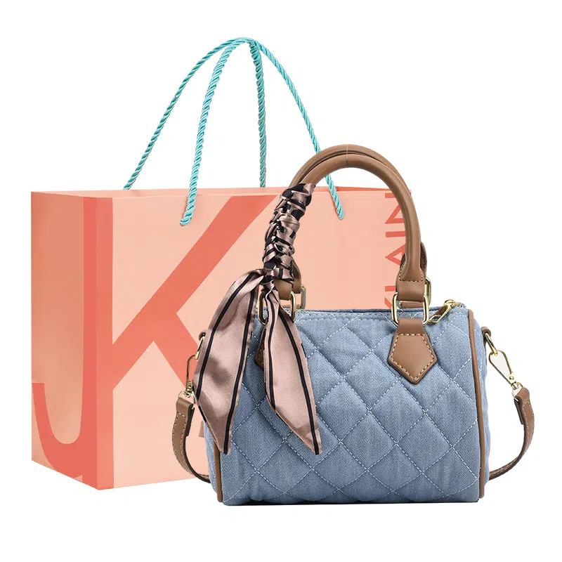 Jane Klain Denim Handbag