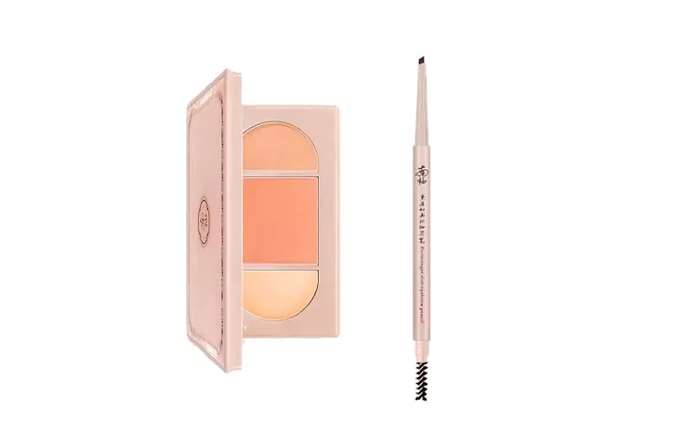 南袖 三色遮瑕膏眉笔套装 易上色