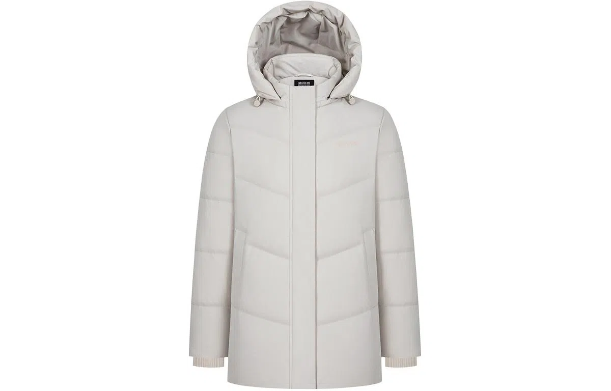 波司登 纯色简约可脱卸帽休闲羽绒服 女款