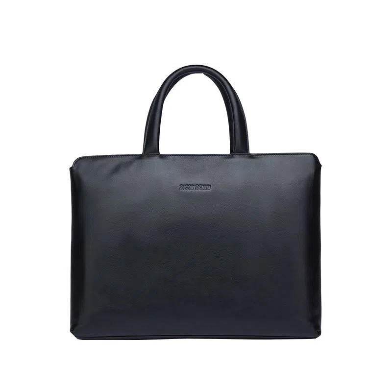 American Bison Horizontal Laptop Briefcase Black