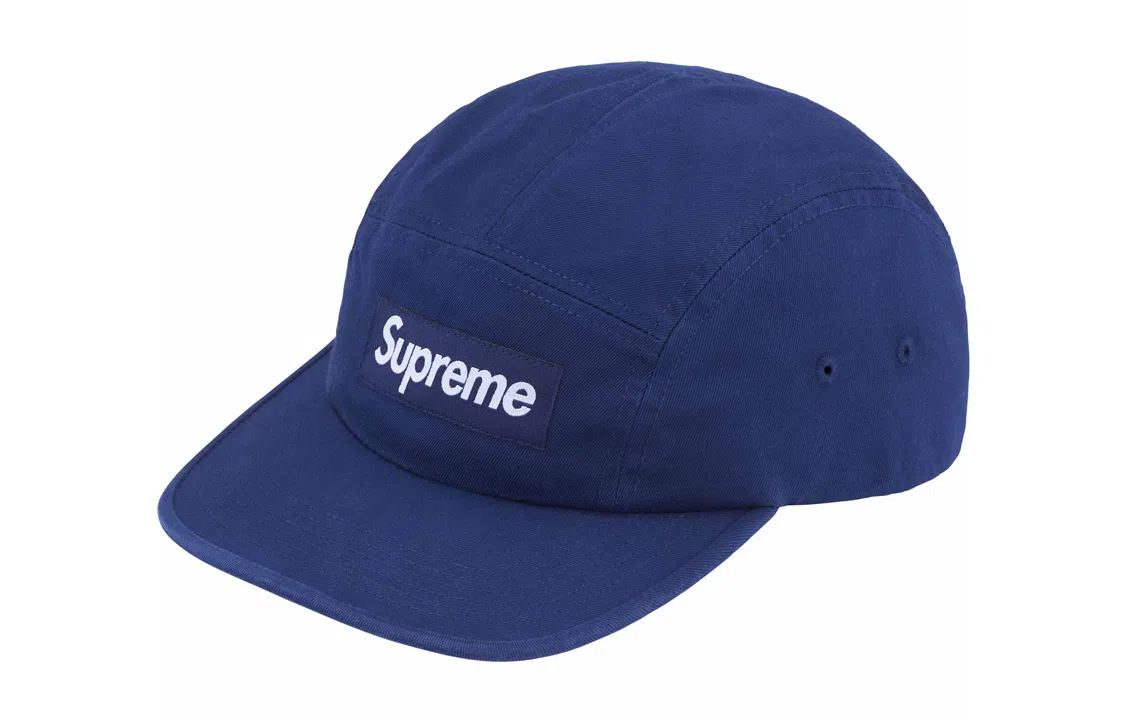 Supreme SS24 WEEK 1 WASHED CHINO TWILL CAMP CAP