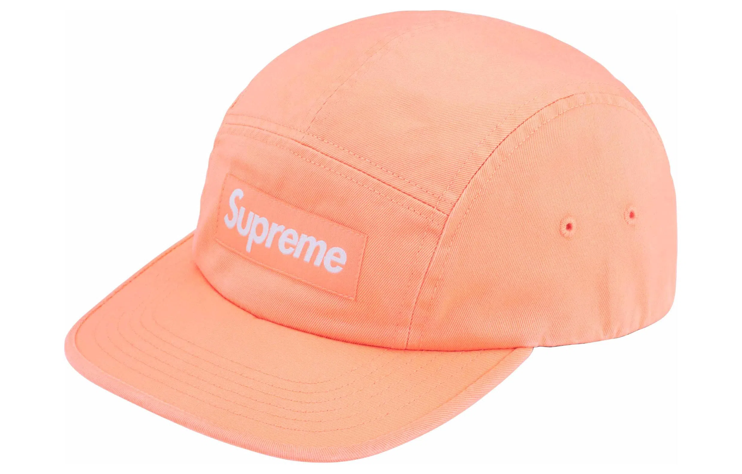 Supreme SS24 WEEK 1 WASHED CHINO TWILL CAMP CAP