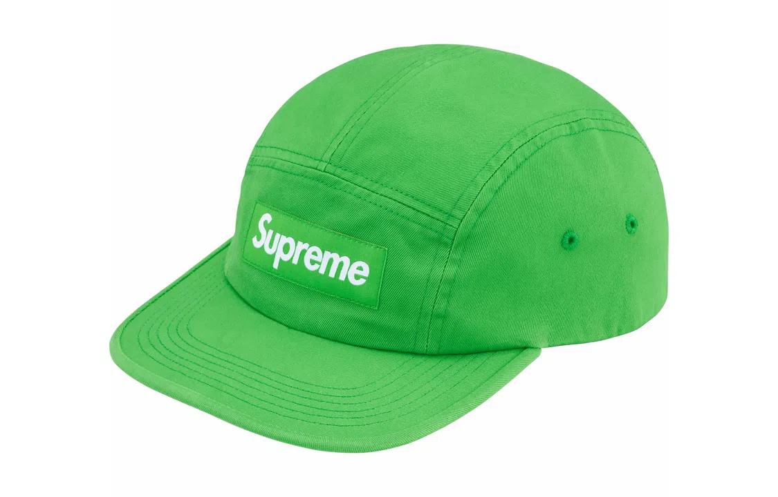Supreme SS24 WEEK 1 WASHED CHINO TWILL CAMP CAP