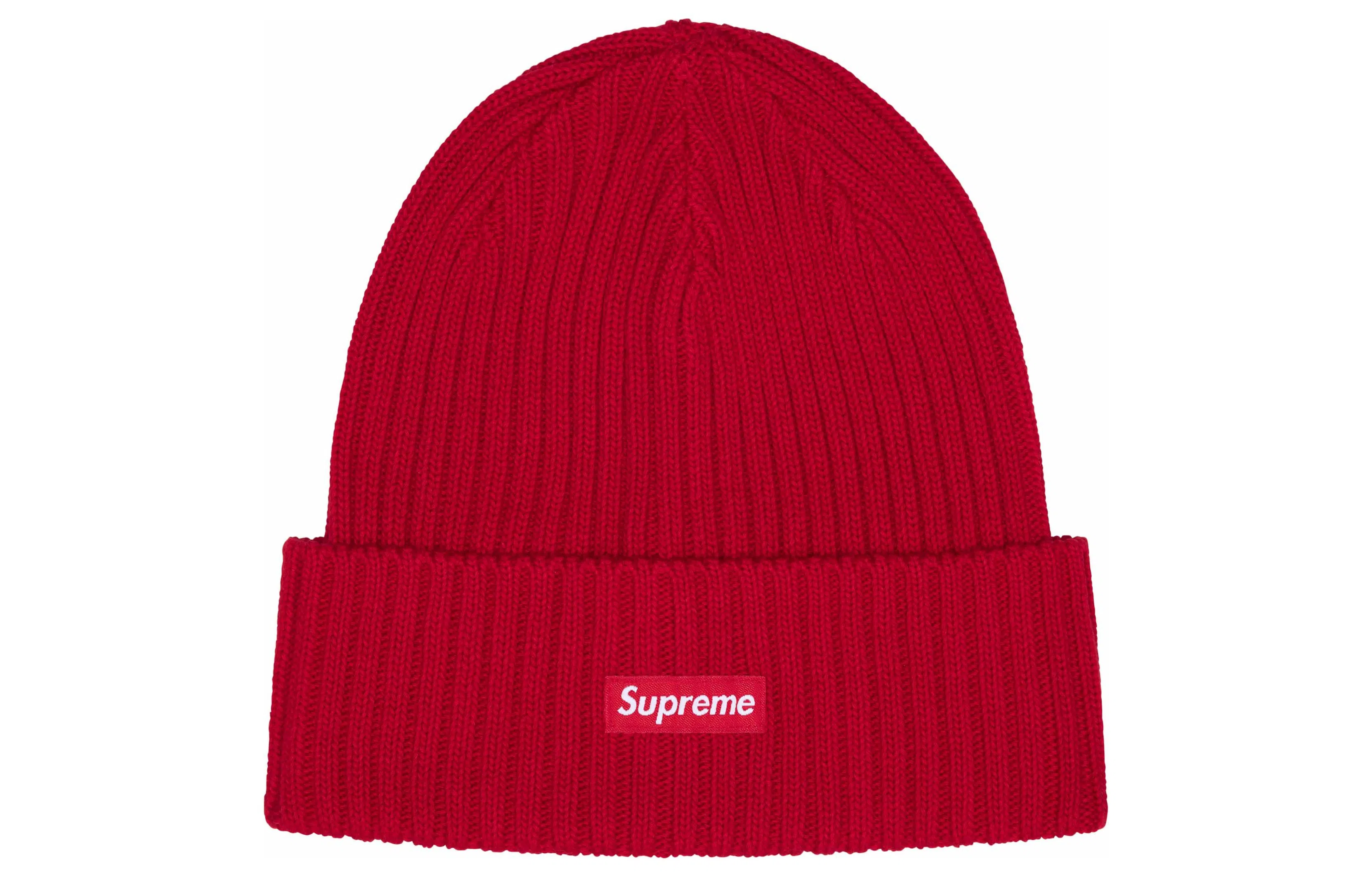 Supreme Overdyed Beanie Red