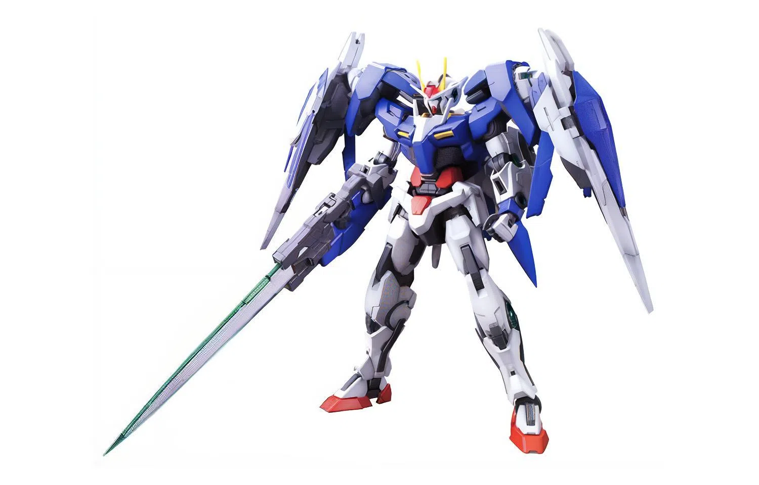 BANDAI MG 00V 00 GN-0000+GNR-010 00Raiser 18cm