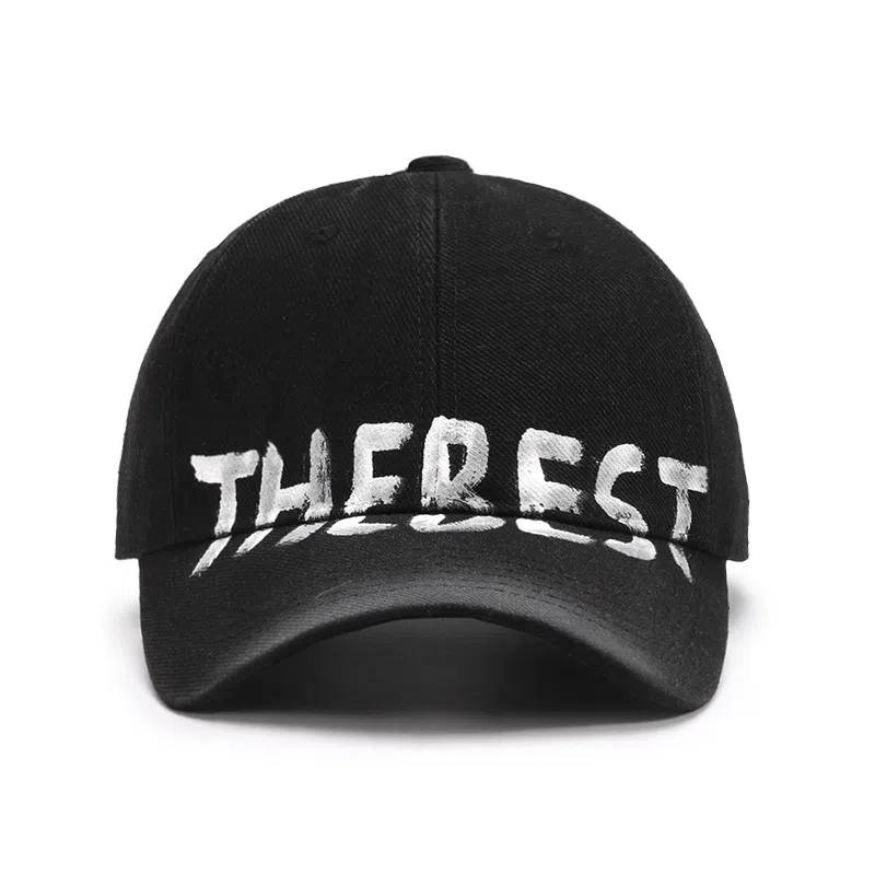 白卷 软顶街头时尚户外遮阳帽做旧涂鸦字母 棉 棒球帽 男女同款情侣款