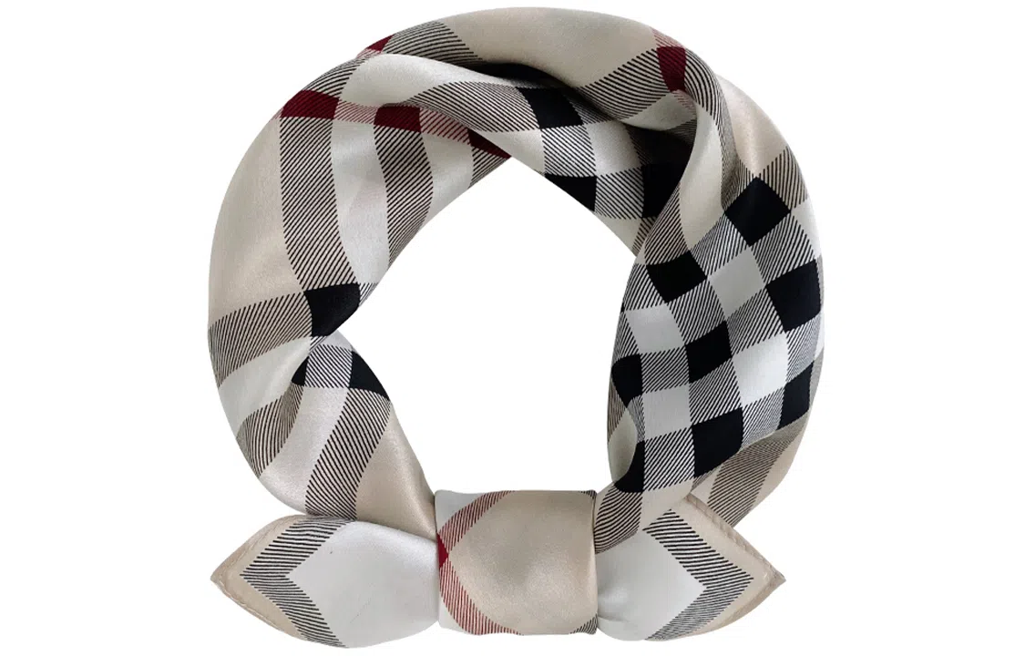 优幽兰 小方巾包包绑带休闲衬衫配饰妈妈减龄实用小众户外穿搭 桑蚕丝 丝巾 女款