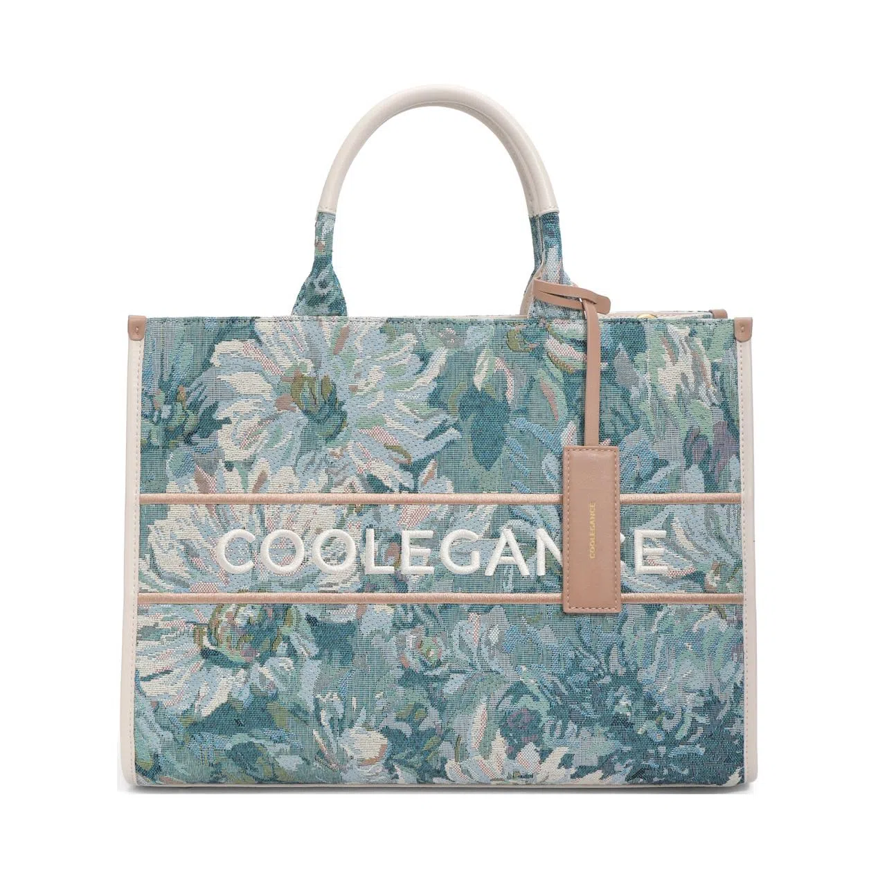 BELLE Floral Embroidered Tote