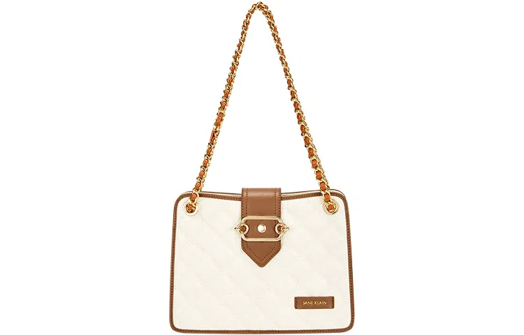 Jane Klain Quilted Shoulder Bag White