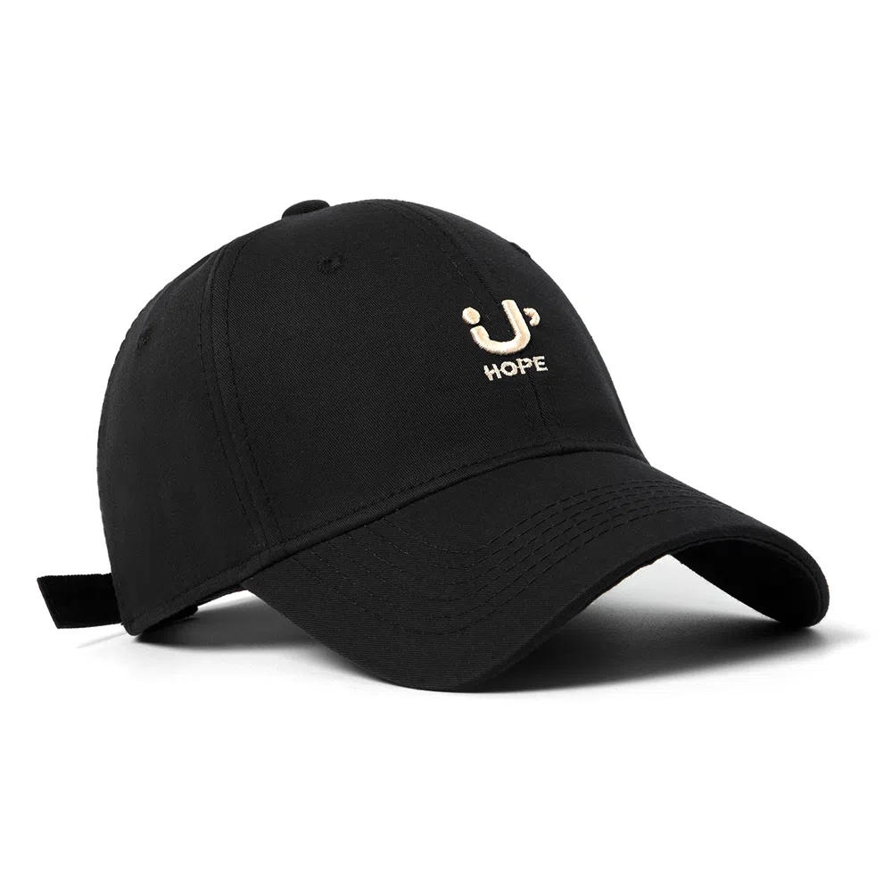 白卷 软顶宽檐户外休闲简约立体刺绣 棉 棒球帽 男女同款情侣款